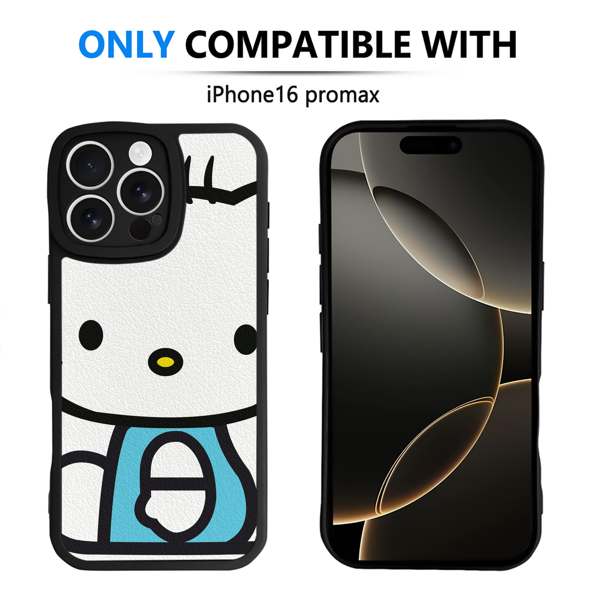 （画像用） Hello Kitty ハローキティ 【iPhone 16シリーズ対応】シリコンスマホケース（レザー調） 材質：シリコン